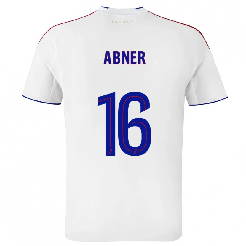 Danxen Mænd Abner #16 Hvid Rød Hjemmebane Spillertrøjer 2025/26 Trøje T-Shirt