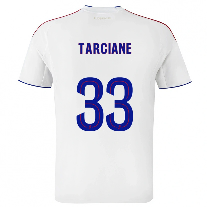 Danxen Mænd Dos Santos De Lima Tarciane #33 Hvid Rød Hjemmebane Spillertrøjer 2025/26 Trøje T-Shirt