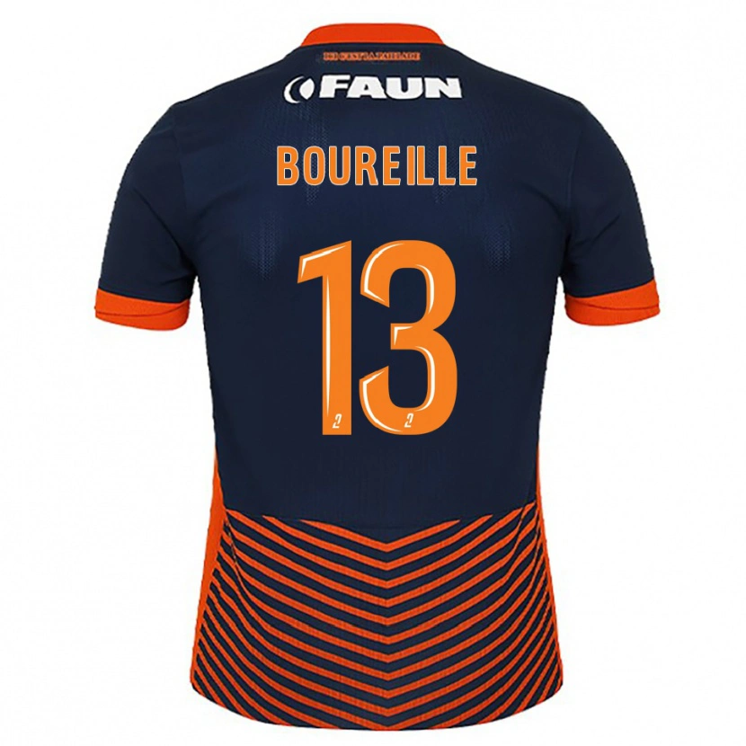 Danxen Mænd Celeste Boureille #13 Midnatsblå Orange Hjemmebane Spillertrøjer 2025/26 Trøje T-Shirt