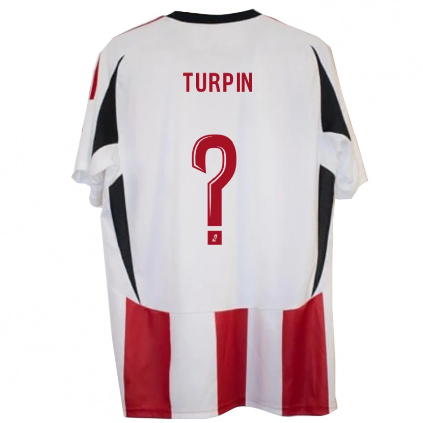 Danxen Mænd Mathis Turpin #0 Rød Blå Hjemmebane Spillertrøjer 2025/26 Trøje T-Shirt