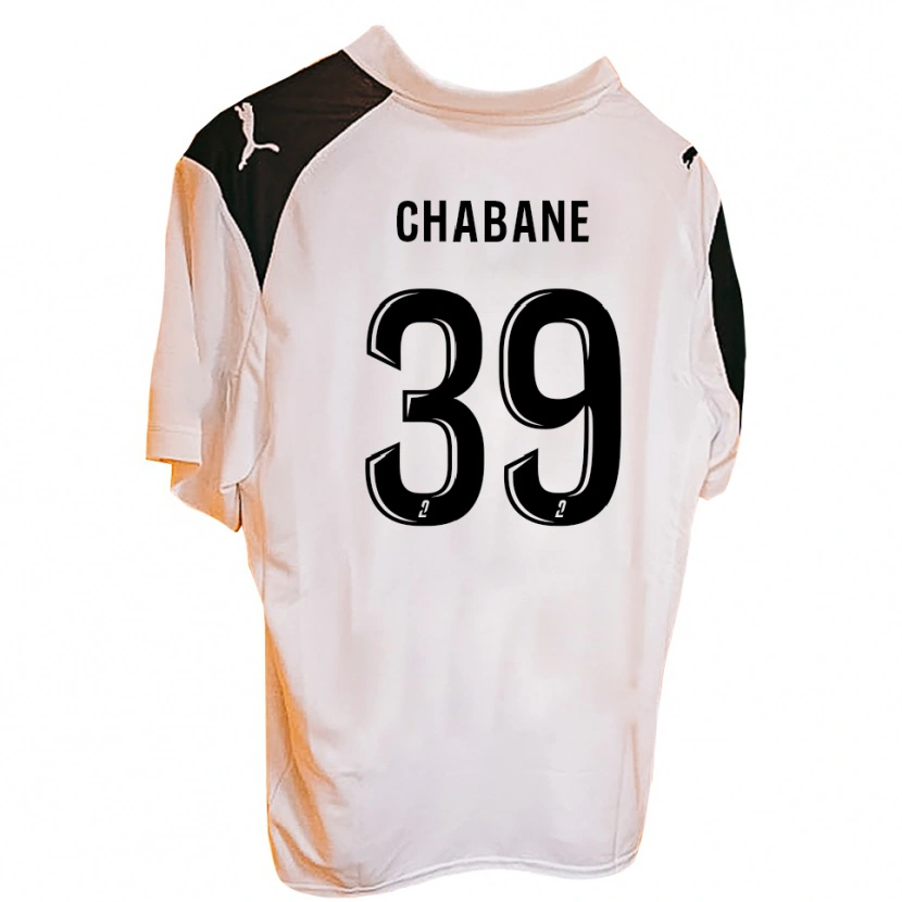 Danxen Mænd Amine Chabane #39 Sort Hvid Hjemmebane Spillertrøjer 2025/26 Trøje T-Shirt