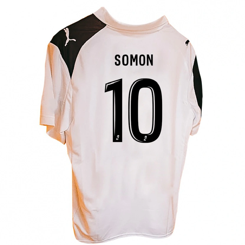 Danxen Mænd Enzo Somon #10 Sort Hvid Hjemmebane Spillertrøjer 2025/26 Trøje T-Shirt