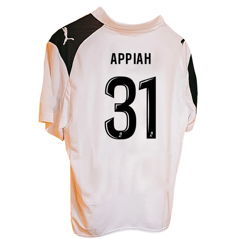 Danxen Mænd Arvin Appiah #31 Sort Hvid Hjemmebane Spillertrøjer 2025/26 Trøje T-Shirt