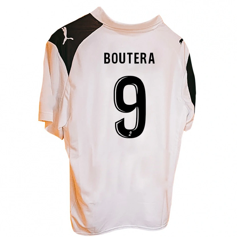 Danxen Mænd Karim Boutera #9 Sort Hvid Hjemmebane Spillertrøjer 2025/26 Trøje T-Shirt