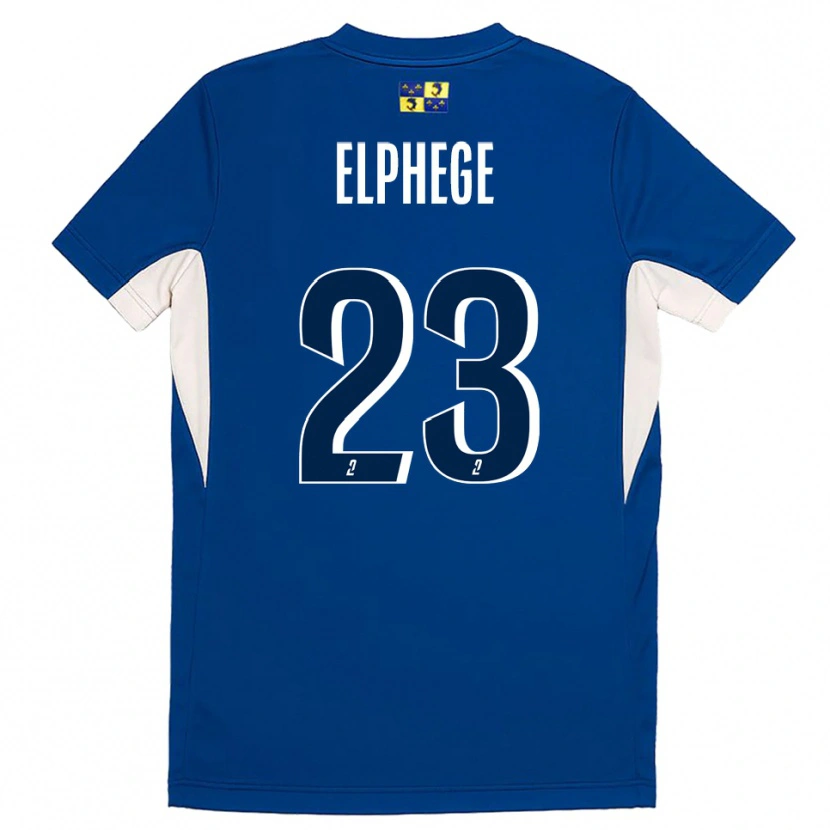 Danxen Mænd Nesta Elphege #23 Blå Marine Hjemmebane Spillertrøjer 2025/26 Trøje T-Shirt