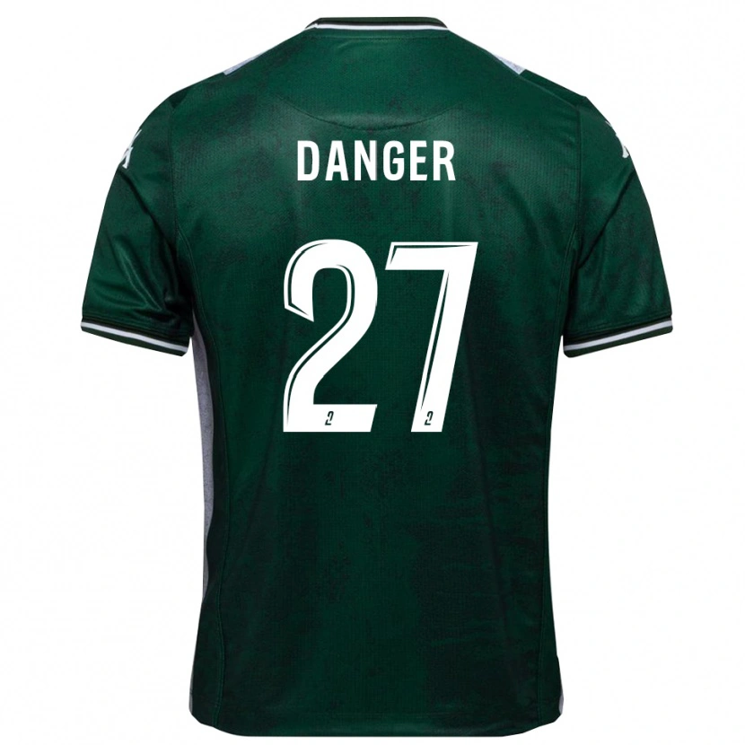 Danxen Mænd Bradley Danger #27 Grøn Hvid Hjemmebane Spillertrøjer 2025/26 Trøje T-Shirt
