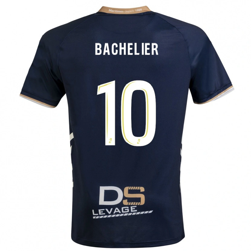 Danxen Mænd Ilyann Bachelier #10 Marine Guld Hjemmebane Spillertrøjer 2025/26 Trøje T-Shirt