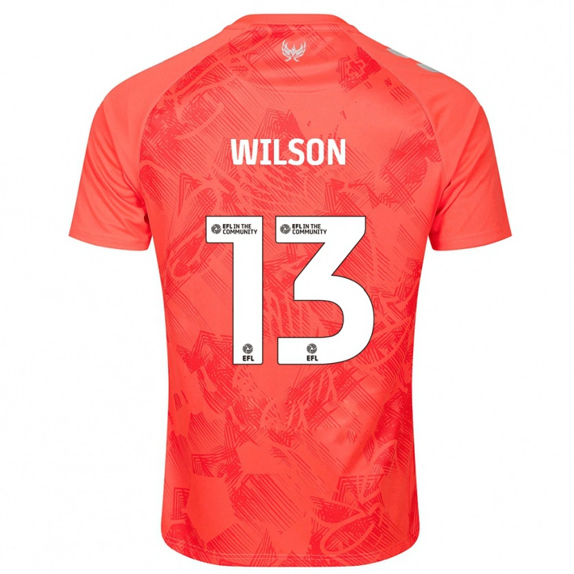 Danxen Mænd Ben Wilson #13 Orange Hvid Udebane Spillertrøjer 2025/26 Trøje T-Shirt