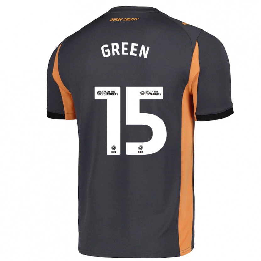 Danxen Mænd Israel Green #15 Grå Orange Sort Udebane Spillertrøjer 2025/26 Trøje T-Shirt