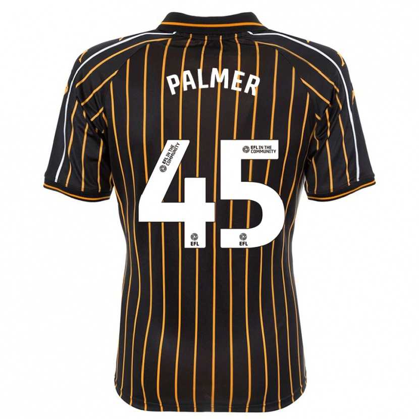 Danxen Mænd Kasey Palmer #45 Hvid Sort Udebane Spillertrøjer 2025/26 Trøje T-Shirt