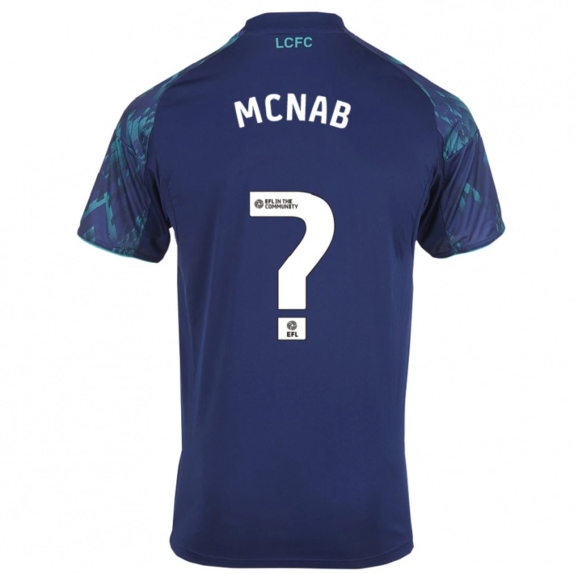 Danxen Mænd Lewis Mcnab #0 Marinegrøn Hvid Udebane Spillertrøjer 2025/26 Trøje T-Shirt