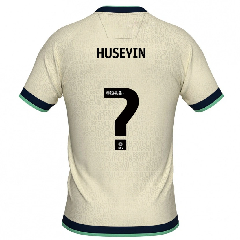 Danxen Mænd Emel Huseyin #0 Champagne Marine Udebane Spillertrøjer 2025/26 Trøje T-Shirt
