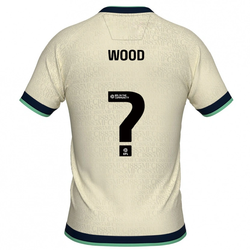Danxen Mænd Alice Wood #0 Champagne Marine Udebane Spillertrøjer 2025/26 Trøje T-Shirt