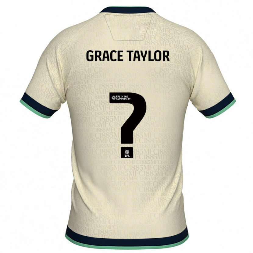 Danxen Mænd Grace Taylor #0 Champagne Marine Udebane Spillertrøjer 2025/26 Trøje T-Shirt