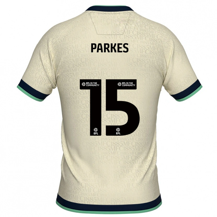 Danxen Mænd Tristan Parkes #15 Champagne Marine Udebane Spillertrøjer 2025/26 Trøje T-Shirt