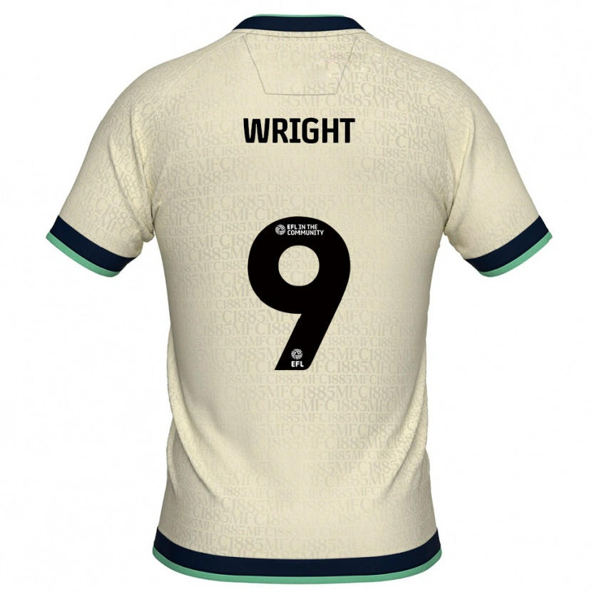 Danxen Mænd William Wright #9 Champagne Marine Udebane Spillertrøjer 2025/26 Trøje T-Shirt