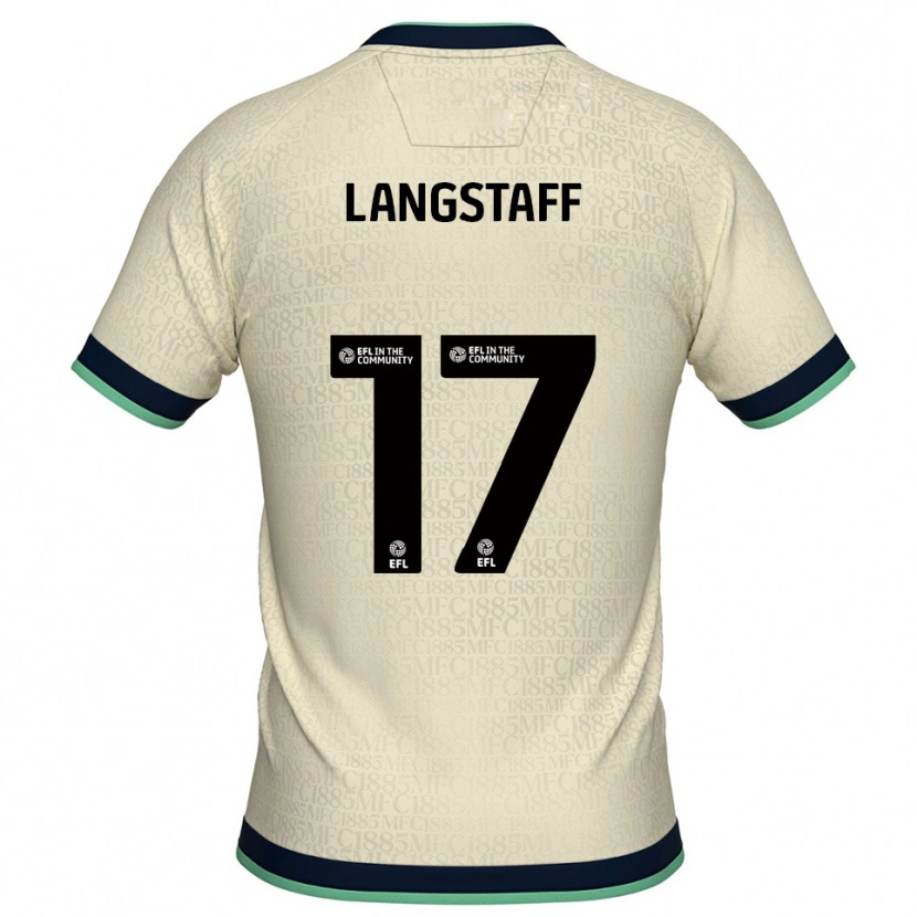 Danxen Mænd Macaulay Langstaff #17 Champagne Marine Udebane Spillertrøjer 2025/26 Trøje T-Shirt