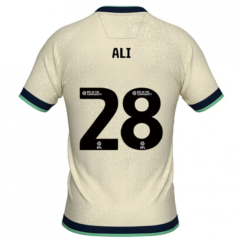 Danxen Mænd Francesca Ali #28 Champagne Marine Udebane Spillertrøjer 2025/26 Trøje T-Shirt