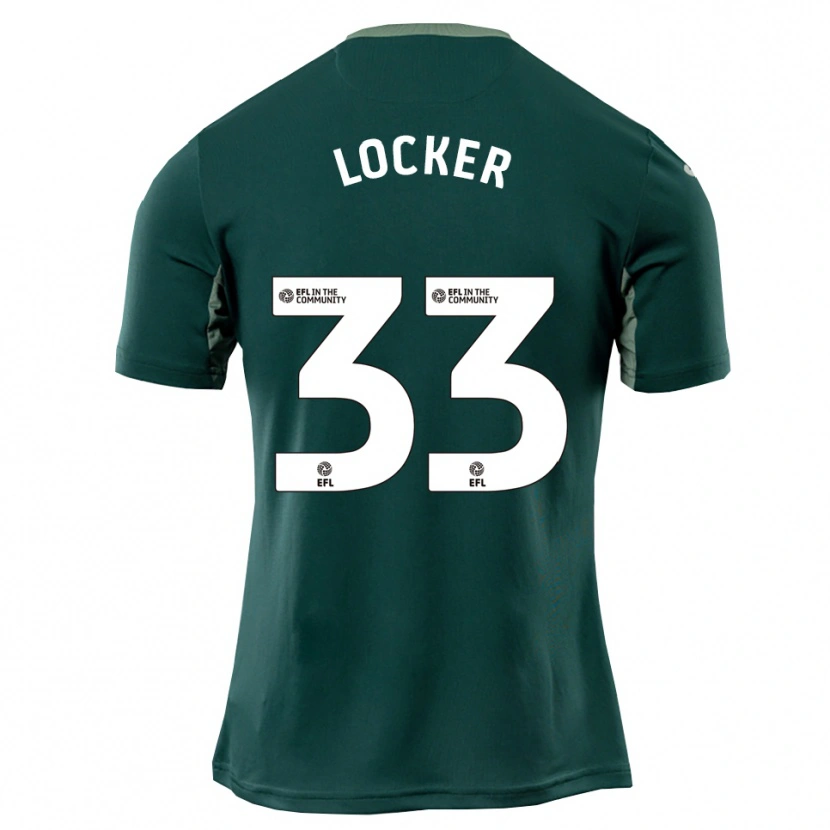 Danxen Mænd Amber Locker #33 Grøn Hvid Lilla Udebane Spillertrøjer 2025/26 Trøje T-Shirt