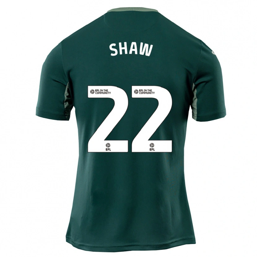 Danxen Mænd Shannon Shaw #22 Grøn Hvid Lilla Udebane Spillertrøjer 2025/26 Trøje T-Shirt