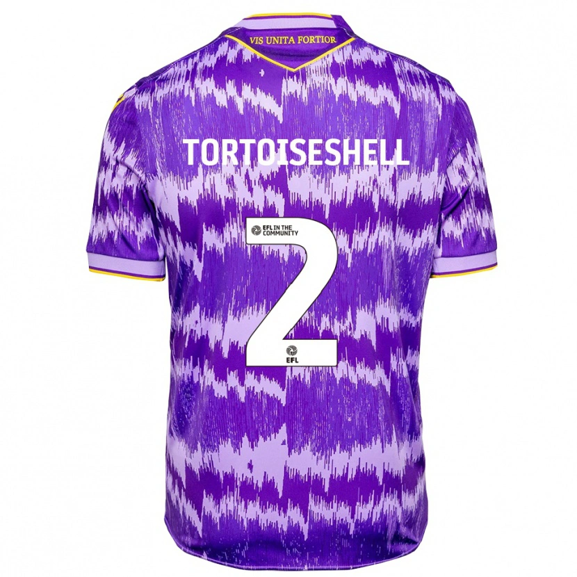 Danxen Mænd Jensen Tortoishell #2 Lilla Gul Udebane Spillertrøjer 2025/26 Trøje T-Shirt