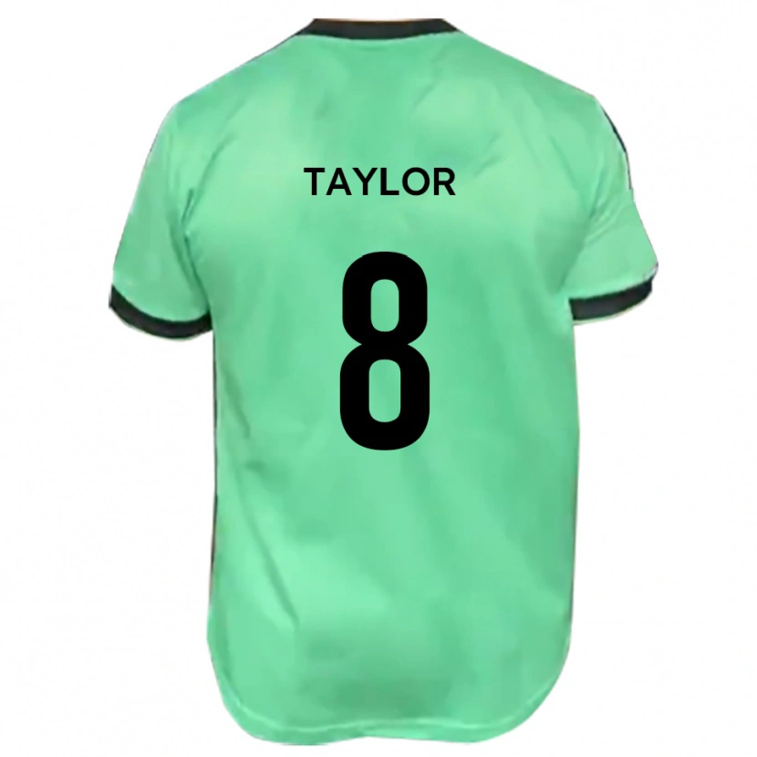 Danxen Mænd Jake Taylor #8 Turkis Sort Udebane Spillertrøjer 2025/26 Trøje T-Shirt