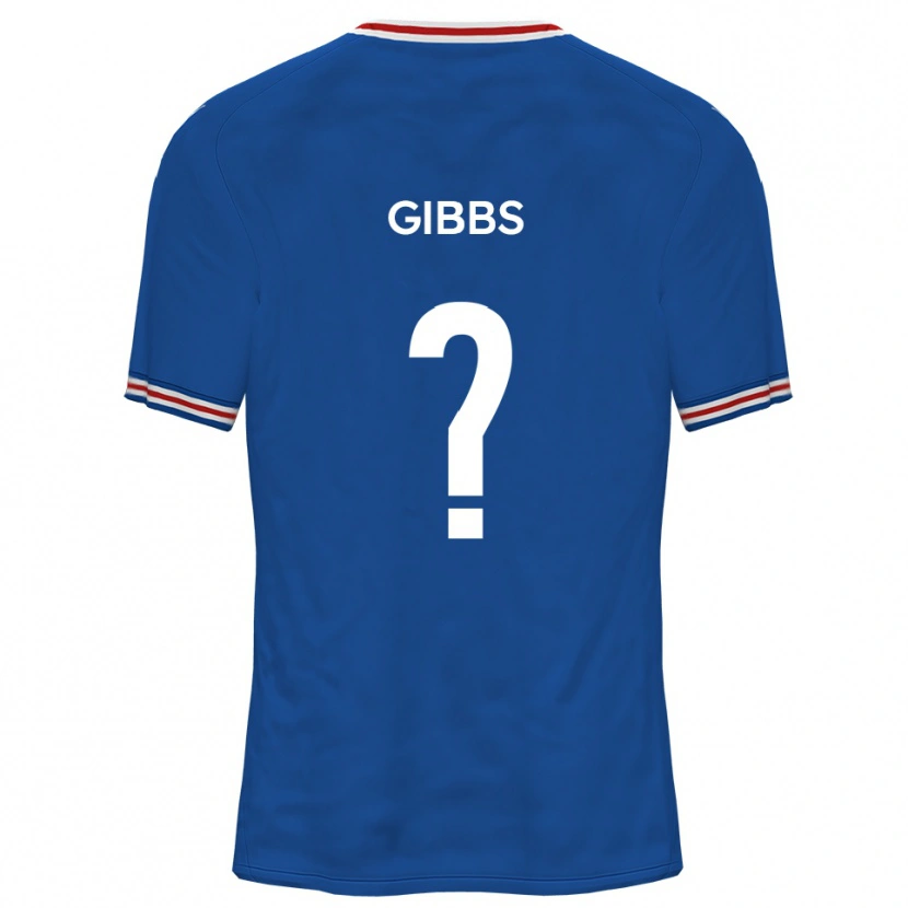 Danxen Mænd Ruby Gibbs #0 Dodger Blå Udebane Spillertrøjer 2025/26 Trøje T-Shirt