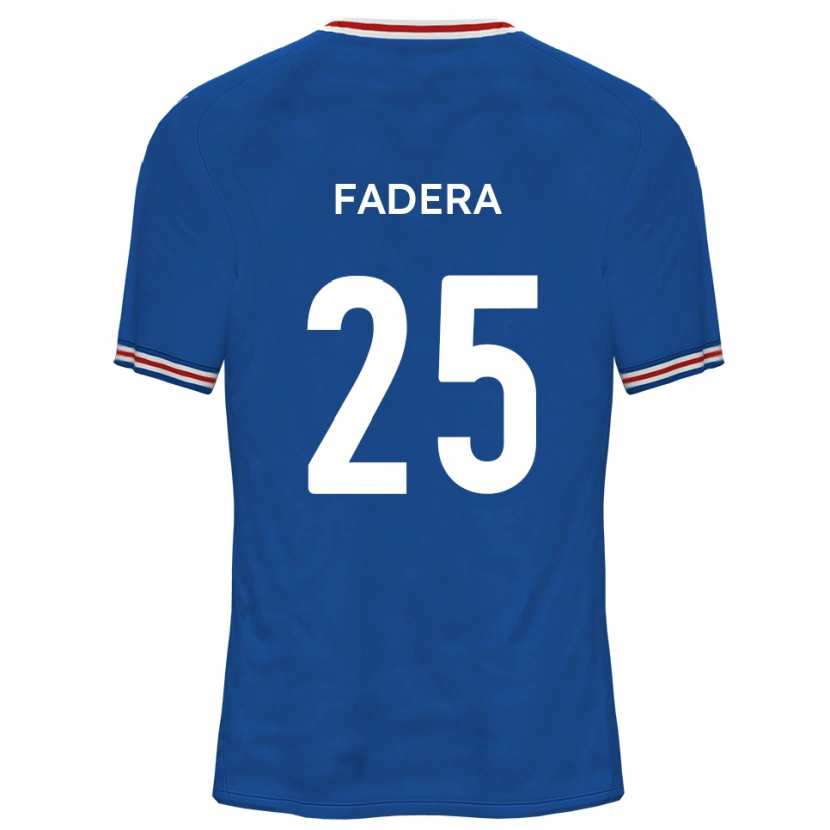 Danxen Mænd Mo Fadera #25 Dodger Blå Udebane Spillertrøjer 2025/26 Trøje T-Shirt