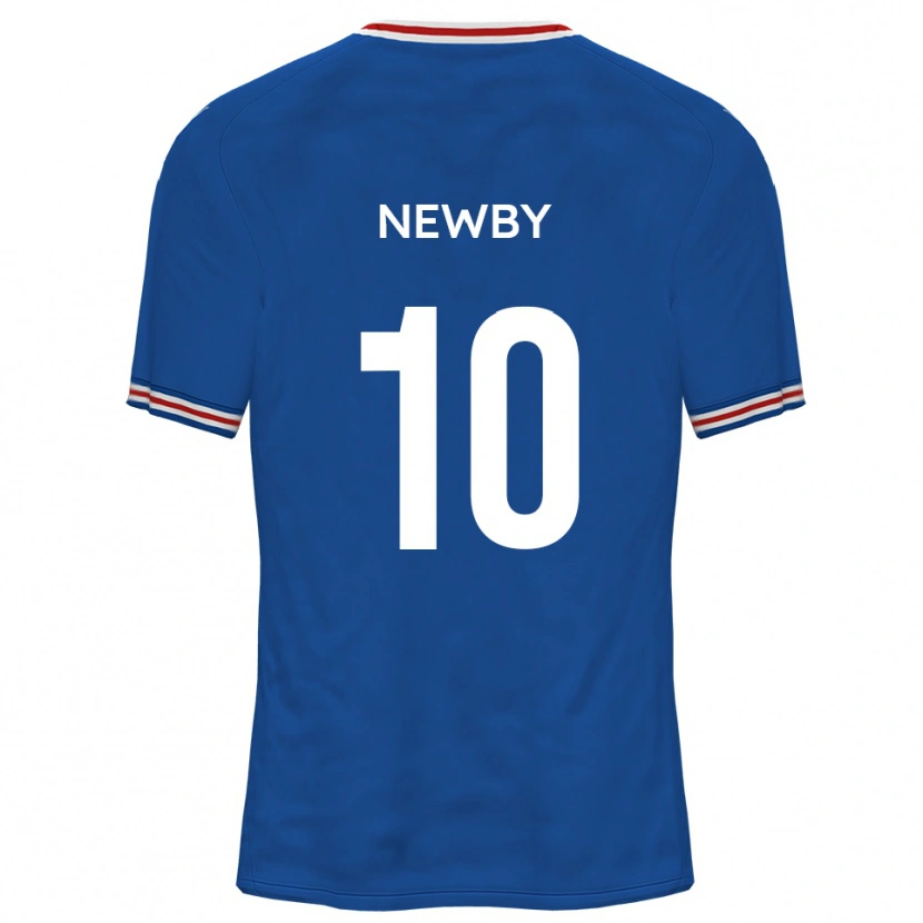 Danxen Mænd Alex Newby #10 Dodger Blå Udebane Spillertrøjer 2025/26 Trøje T-Shirt