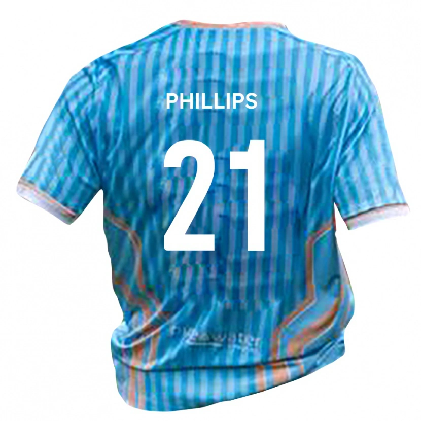 Danxen Mænd Leon Phillips #21 Sort Guld Udebane Spillertrøjer 2025/26 Trøje T-Shirt