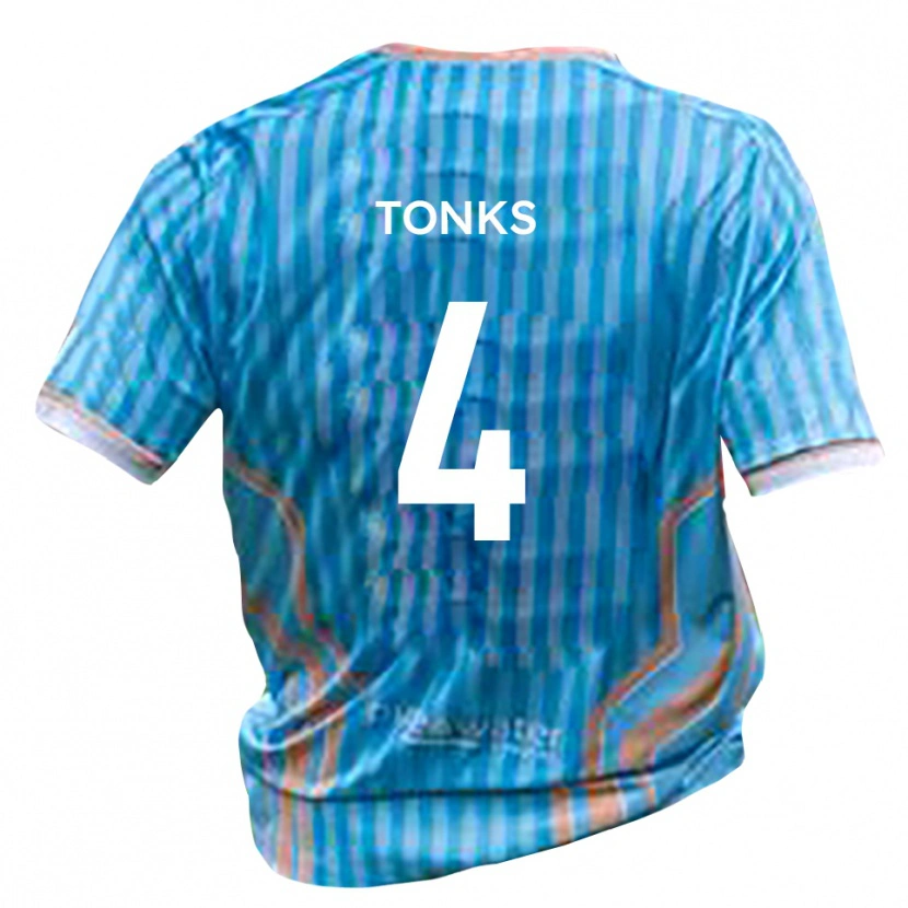 Danxen Mænd Tom Tonks #4 Sort Guld Udebane Spillertrøjer 2025/26 Trøje T-Shirt