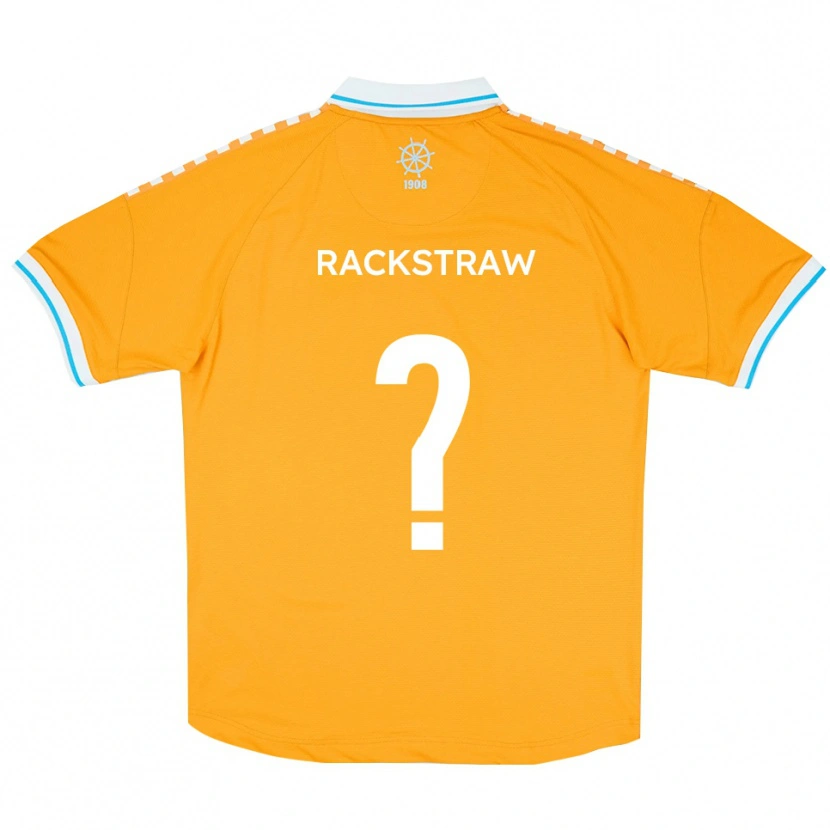 Danxen Mænd Mae Rackstraw #0 Gul Blå Udebane Spillertrøjer 2025/26 Trøje T-Shirt