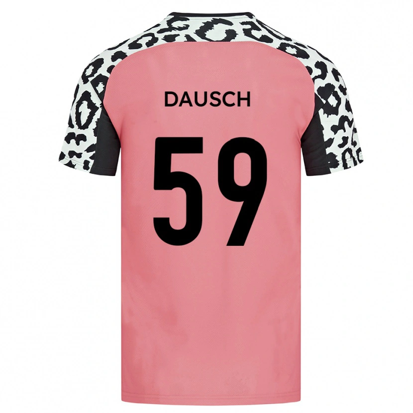 Danxen Mænd Aidan Dausch #59 Pink Sort Udebane Spillertrøjer 2025/26 Trøje T-Shirt