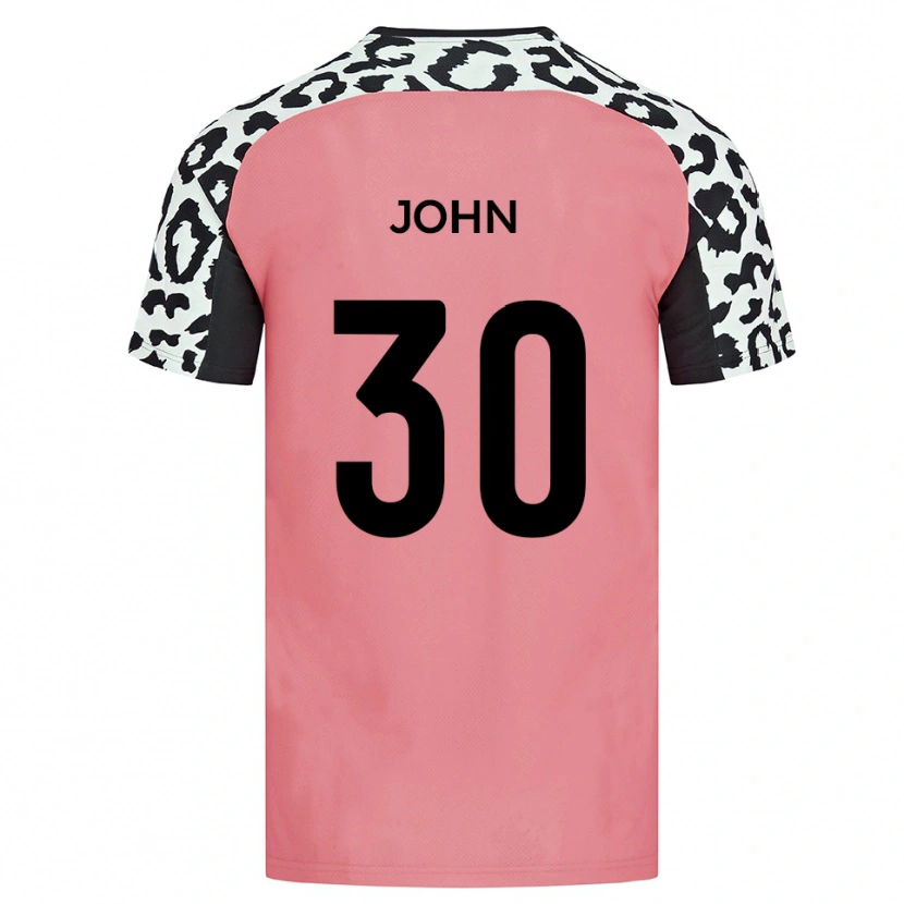 Danxen Mænd Dylan John #30 Pink Sort Udebane Spillertrøjer 2025/26 Trøje T-Shirt