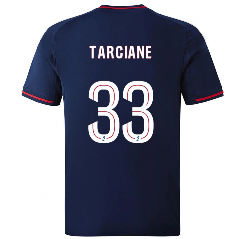 Danxen Mænd Dos Santos De Lima Tarciane #33 Marine Rød Udebane Spillertrøjer 2025/26 Trøje T-Shirt