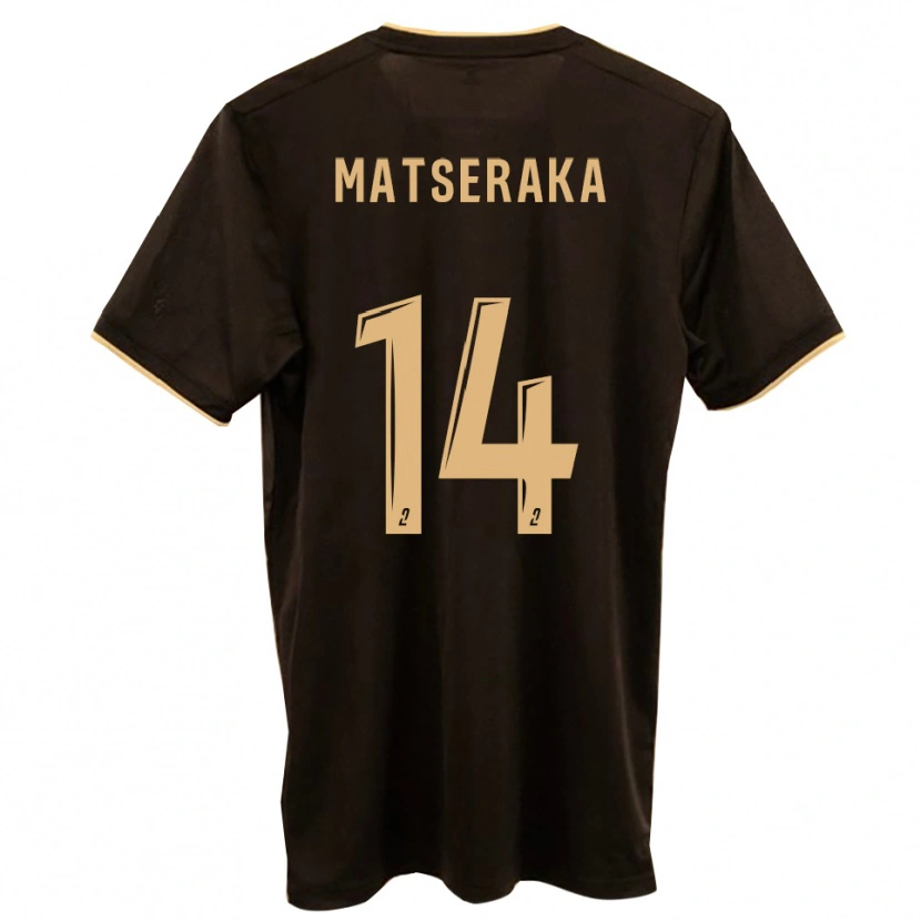 Danxen Mænd Noam Matseraka #14 Blå Rød Udebane Spillertrøjer 2025/26 Trøje T-Shirt
