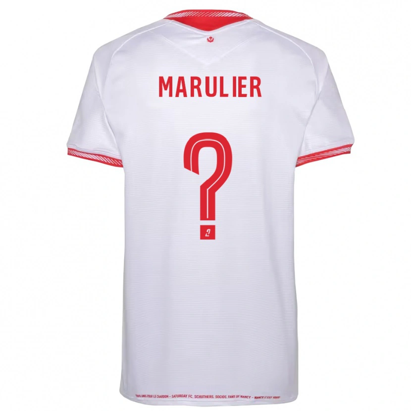 Danxen Mænd Manon Marulier #0 Sort Rød Udebane Spillertrøjer 2025/26 Trøje T-Shirt