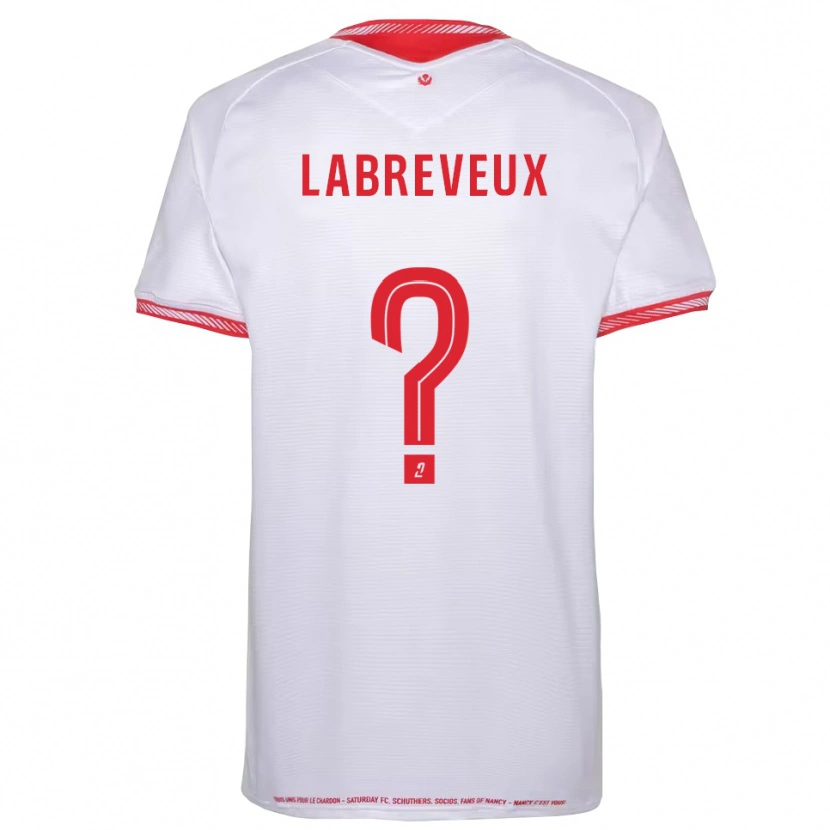 Danxen Mænd Océane Labreveux #0 Sort Rød Udebane Spillertrøjer 2025/26 Trøje T-Shirt