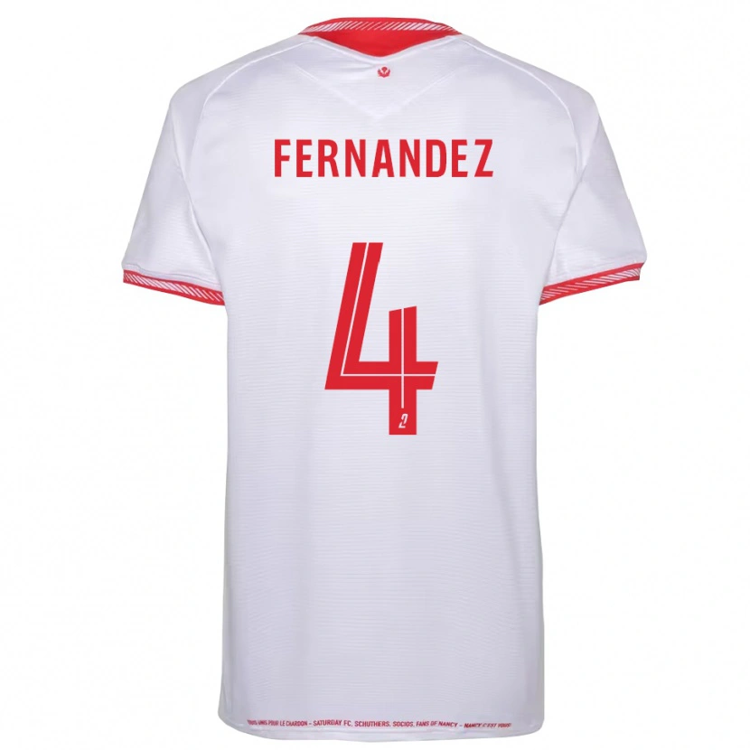 Danxen Mænd Nehemiah Fernandez #4 Sort Rød Udebane Spillertrøjer 2025/26 Trøje T-Shirt