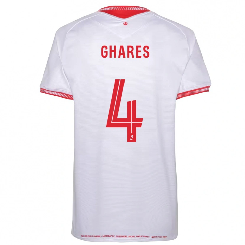 Danxen Mænd Haïssam Ghares #4 Sort Rød Udebane Spillertrøjer 2025/26 Trøje T-Shirt