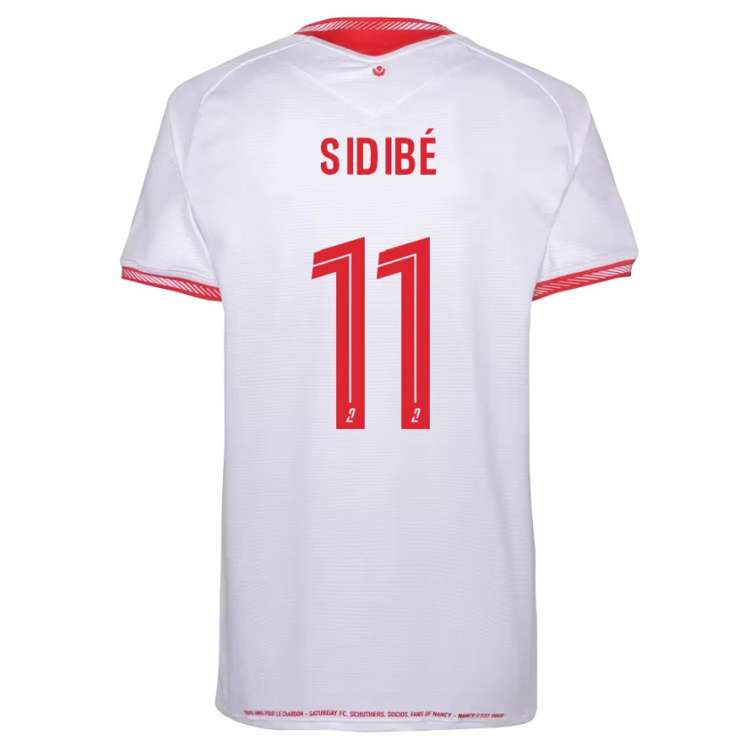 Danxen Mænd Oumar Sidibé #11 Sort Rød Udebane Spillertrøjer 2025/26 Trøje T-Shirt