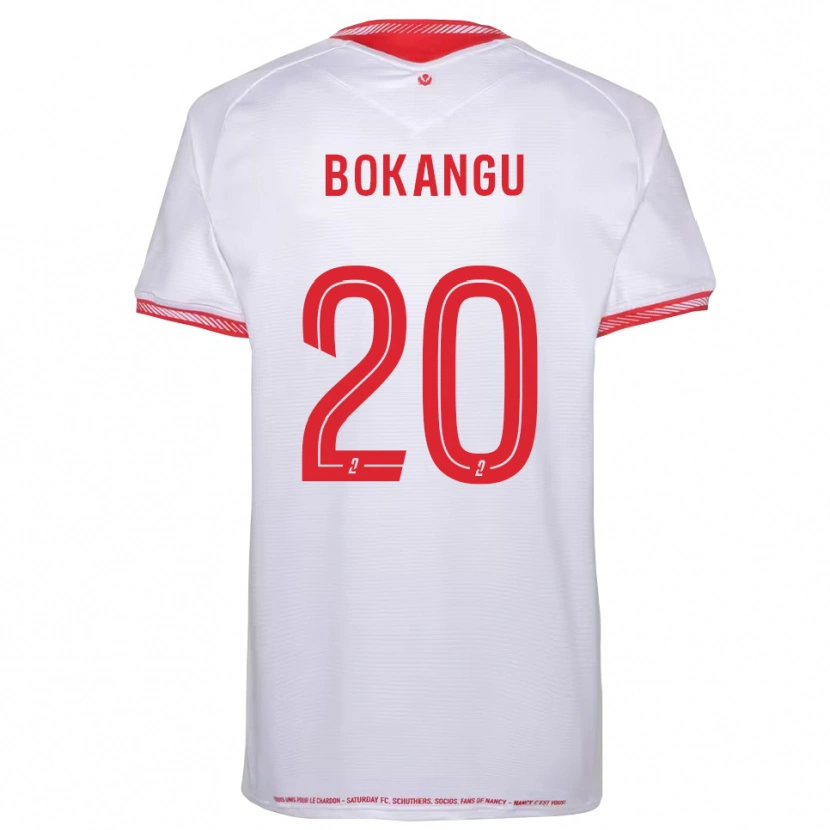 Danxen Mænd Brandon Bokangu #20 Sort Rød Udebane Spillertrøjer 2025/26 Trøje T-Shirt