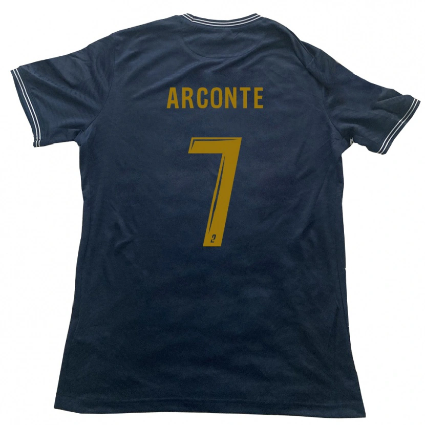 Danxen Mænd Taïryk Arconte #7 Marine Guld Udebane Spillertrøjer 2025/26 Trøje T-Shirt