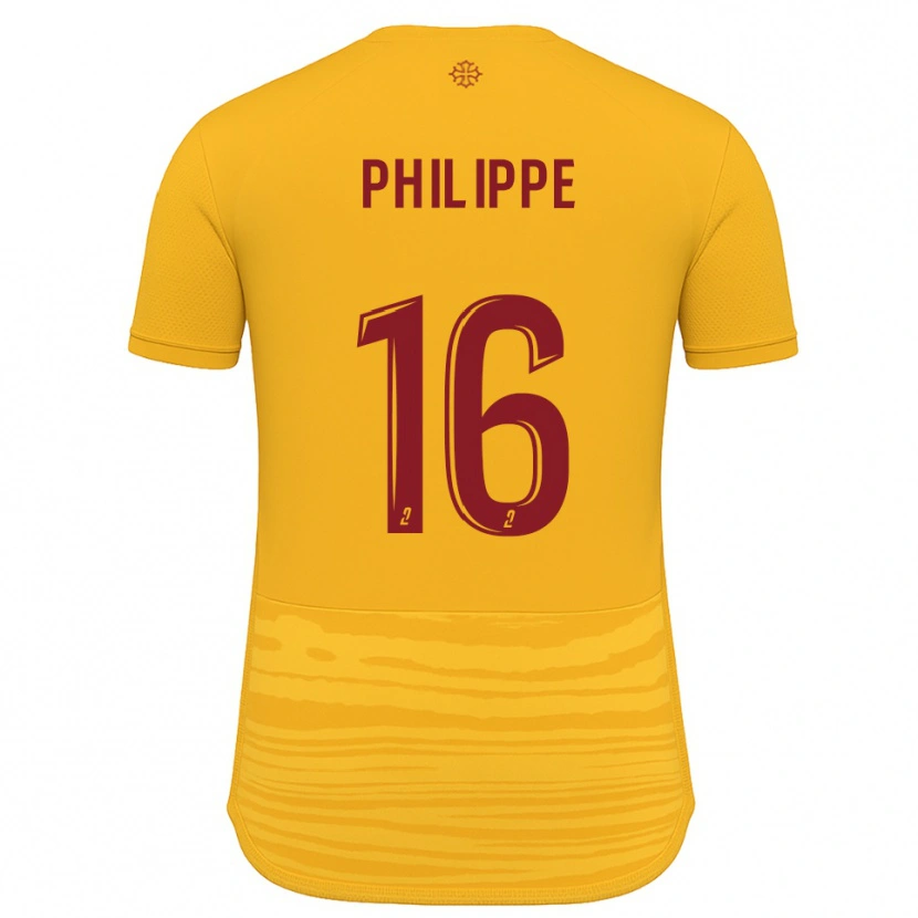 Danxen Mænd Flavie Philippe #16 Orange Burgundy Udebane Spillertrøjer 2025/26 Trøje T-Shirt