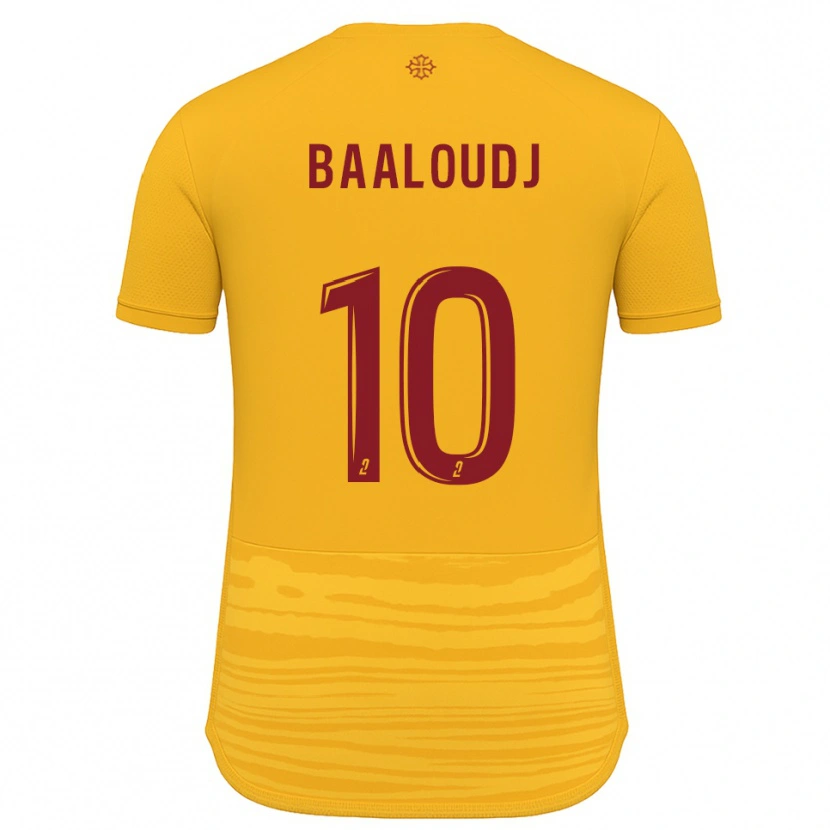 Danxen Mænd Mehdi Baaloudj #10 Orange Burgundy Udebane Spillertrøjer 2025/26 Trøje T-Shirt