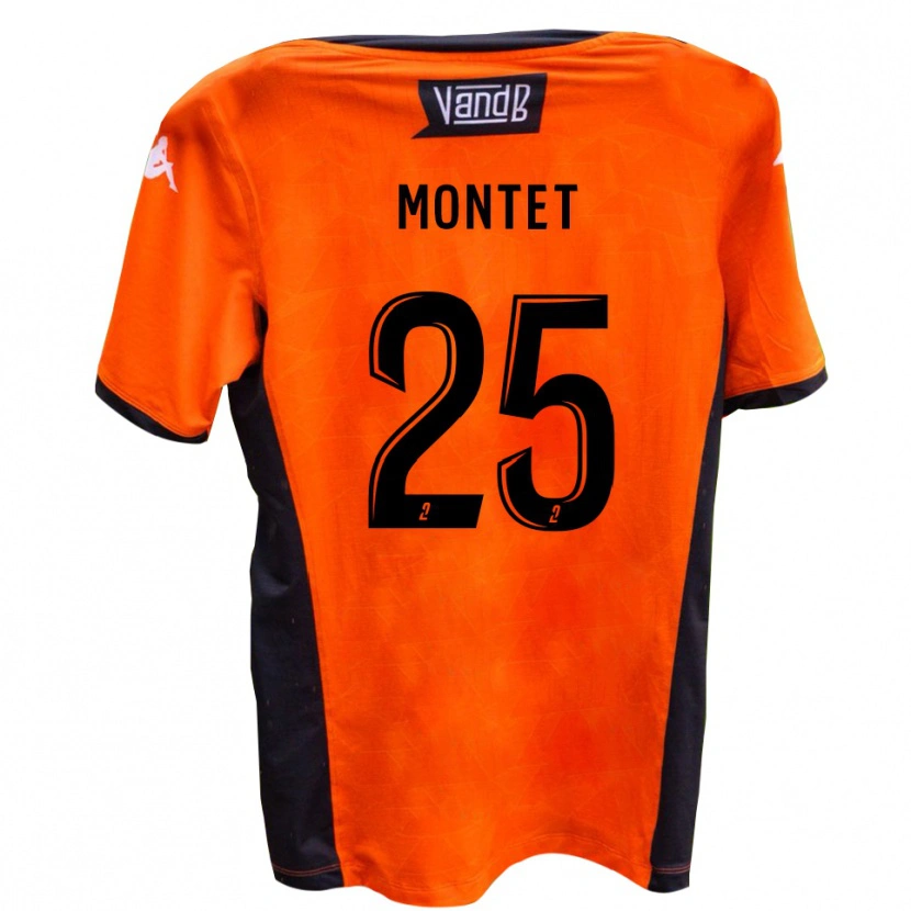 Danxen Mænd Enzo Montet #25 Hvid Sort Udebane Spillertrøjer 2025/26 Trøje T-Shirt