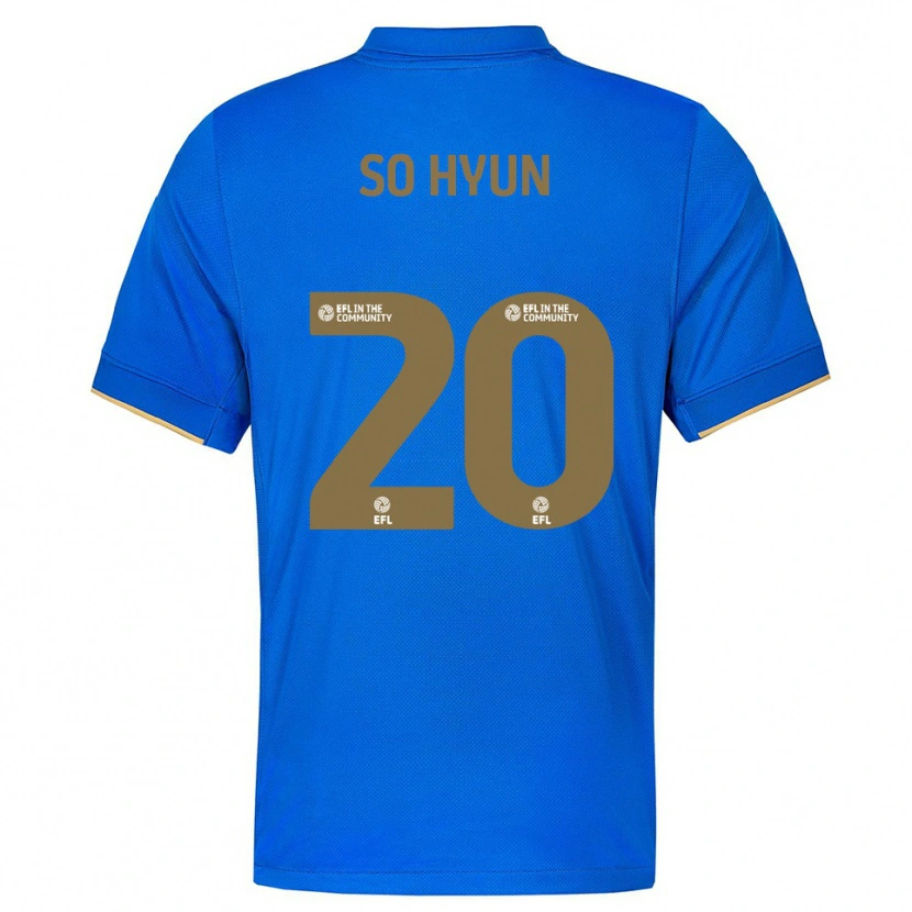 Danxen Kvinder Cho So-Hyun #20 Blå Guld Hjemmebane Spillertrøjer 2025/26 Trøje T-Shirt