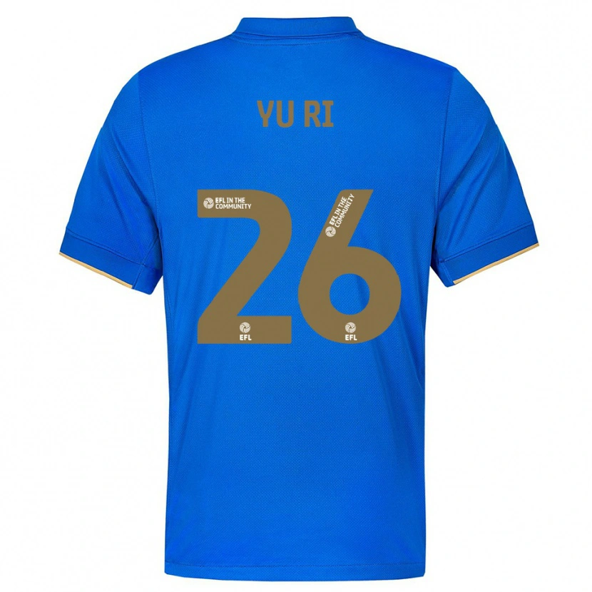Danxen Kvinder Choe Yu-Ri #26 Blå Guld Hjemmebane Spillertrøjer 2025/26 Trøje T-Shirt