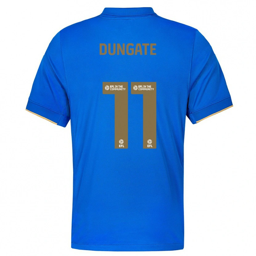 Danxen Kvinder Katie Dungate #11 Blå Guld Hjemmebane Spillertrøjer 2025/26 Trøje T-Shirt