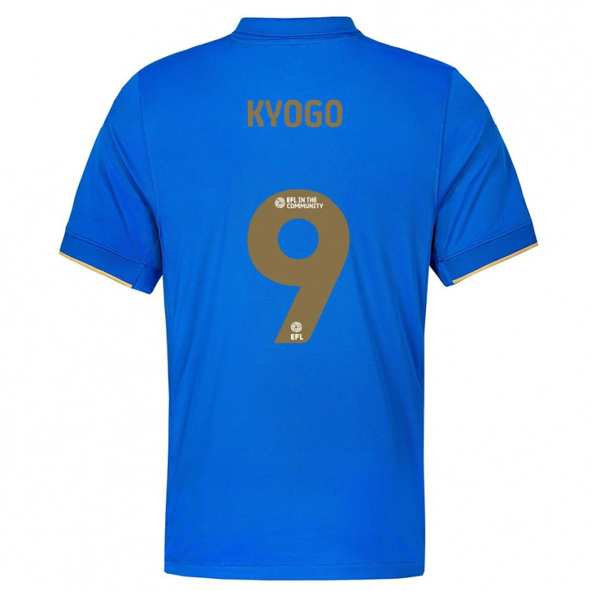 Danxen Kvinder Kyogo Furuhashi #9 Blå Guld Hjemmebane Spillertrøjer 2025/26 Trøje T-Shirt